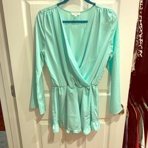 Teal Romper ☀️